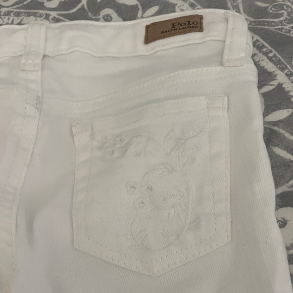 Ralph Lauren Polo little girl 6X white jeans - Picture 9 of 12